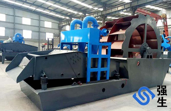 輪式洗砂機生產(chǎn)車間現(xiàn)場（實景拍攝）